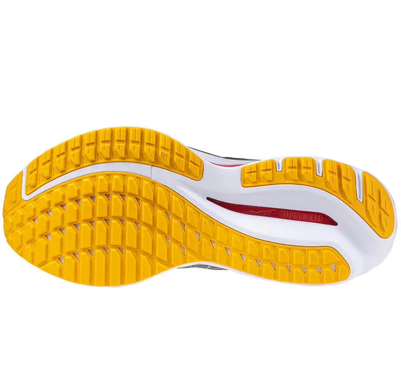 Mizuno Men's Wave Inspire 20 Running Shoes Abyss/White/Citrus-9